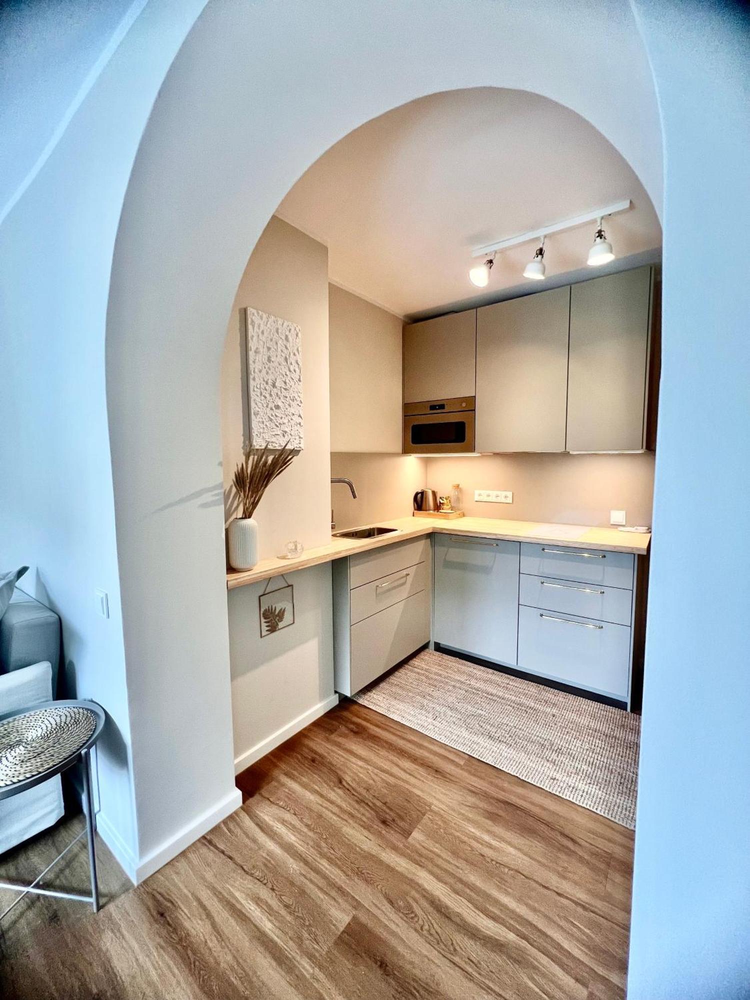 Dabintos Sunny Arch Apartman Druskininkai Kültér fotó